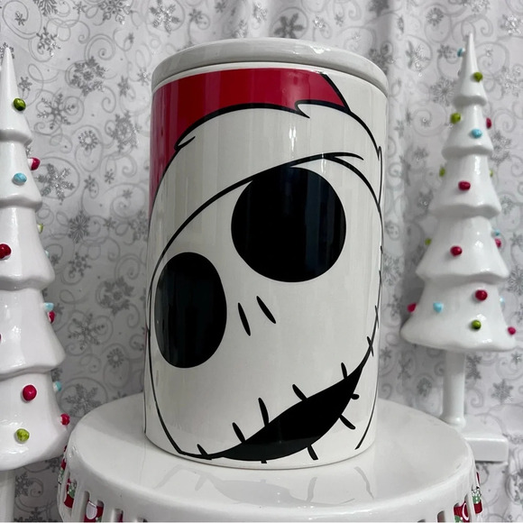 Disney Nightmare Before Christmas Jack Skellington Santa Canister/ Cookie Jar - Picture 2 of 10